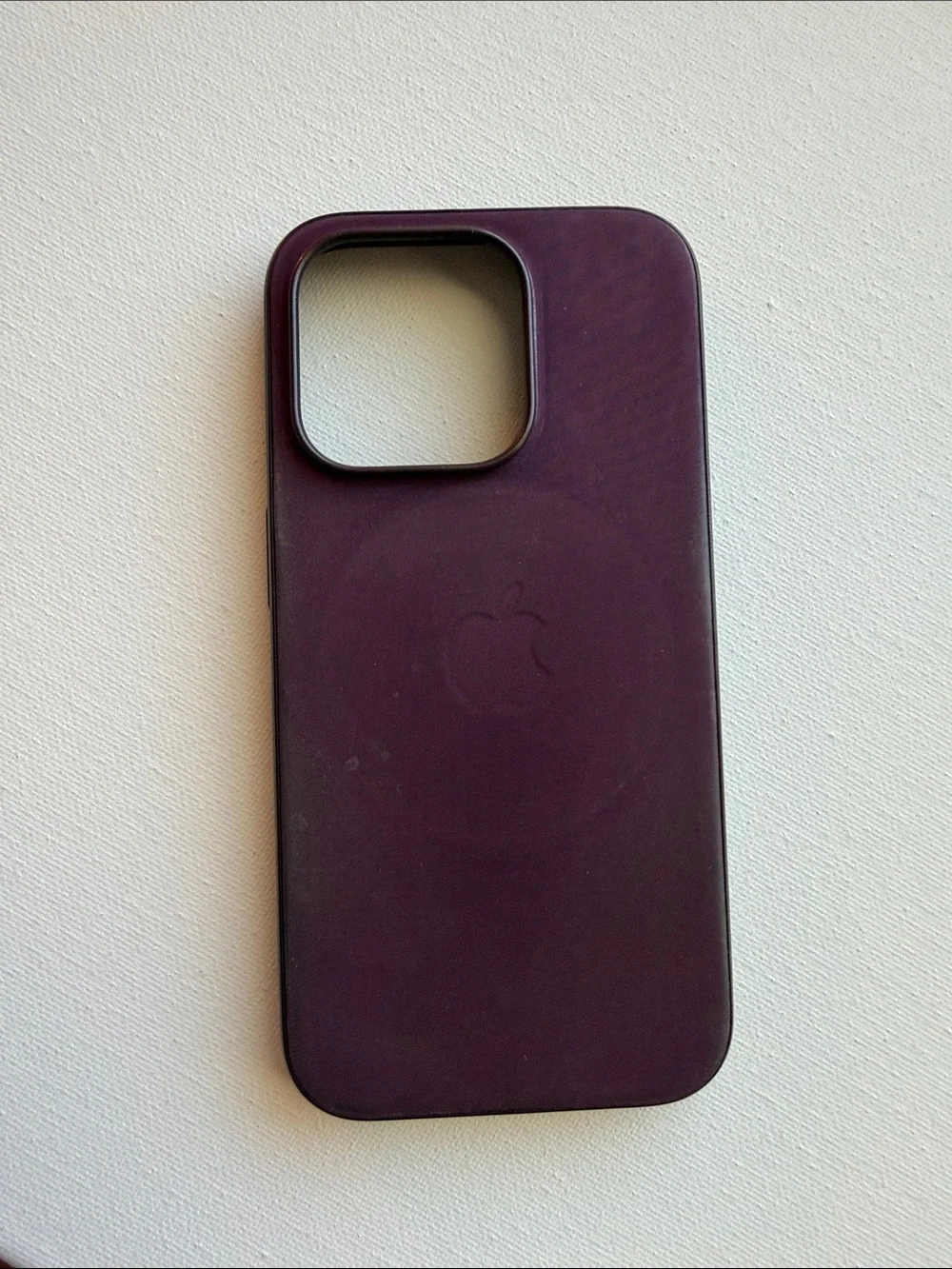 Apple Silicone iPhone Case - Plum Purple